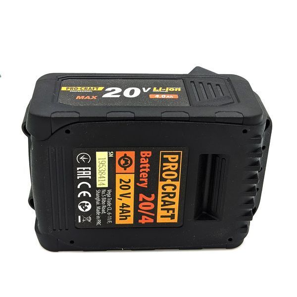 Акумуляторна пила Procraft PCA40/2 + 2 акб 4Аг + ЗП charger20/2 + Олива для ланцюга 1л 402020 фото