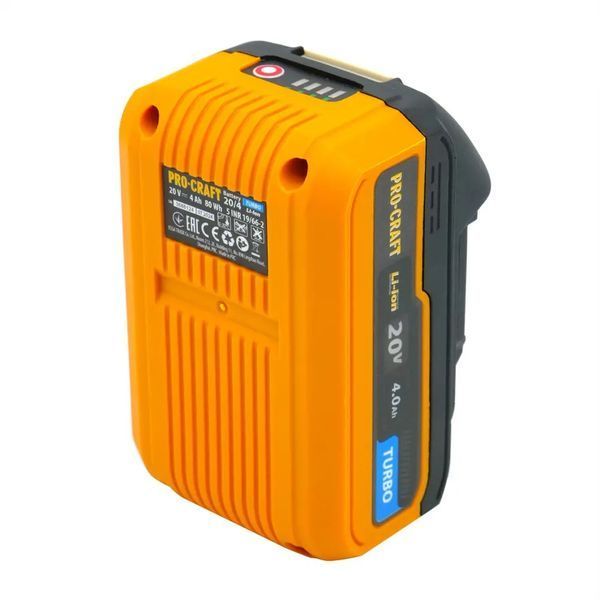 Акумуляторна батарея Procraft Battery20/4 Turbo (20В, 4Аг) 030244 фото
