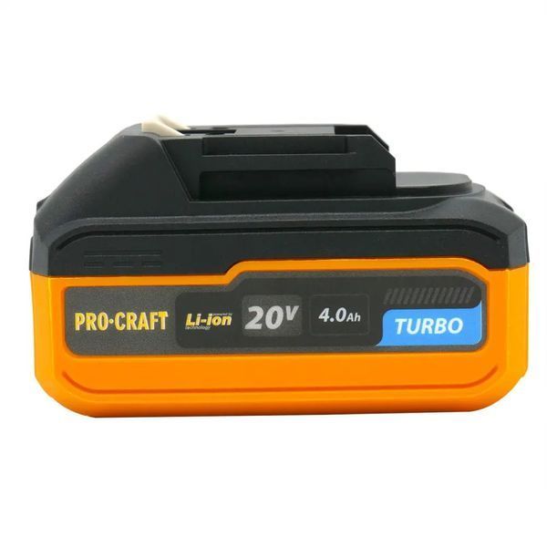 Акумуляторна батарея Procraft Battery20/4 Turbo (20В, 4Аг) 030244 фото